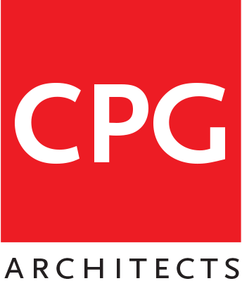http://Red%20Square%20with%20white%20CPG%20wordmark%20and%20black%20Architects%20below